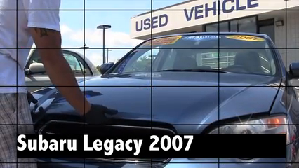 2007 Subaru Legacy 2.5i Special Edition 2.5L 4 Cyl. Sedan Review